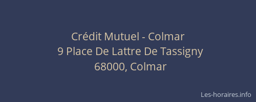 Crédit Mutuel - Colmar