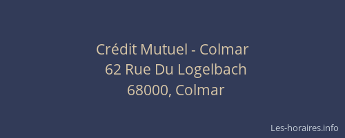 Crédit Mutuel - Colmar