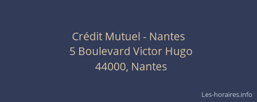 Crédit Mutuel - Nantes