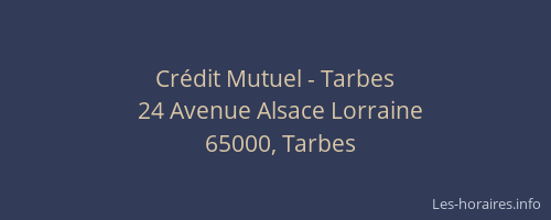 Crédit Mutuel - Tarbes