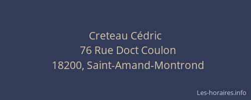 Creteau Cédric