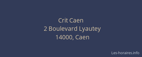 Crit Caen