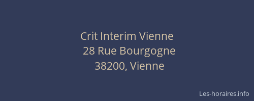 Crit Interim Vienne