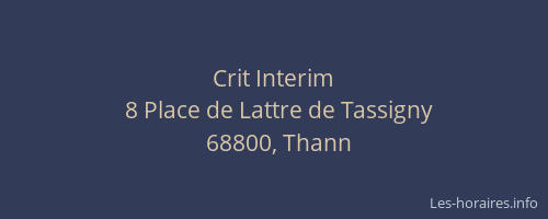 Crit Interim