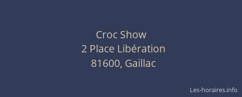 Croc Show