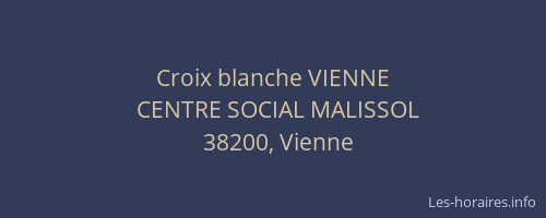 Croix blanche VIENNE