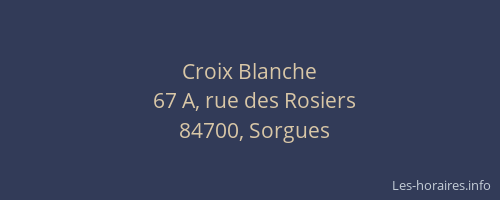 Croix Blanche