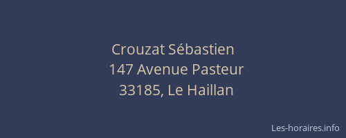 Crouzat Sébastien