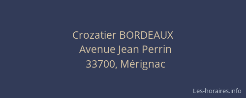 Crozatier BORDEAUX