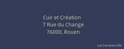 Cuir et Création