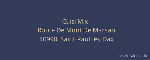 Cuisi Mix