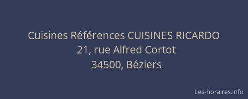 Cuisines Références CUISINES RICARDO