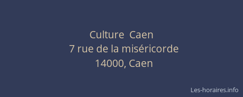 Culture  Caen
