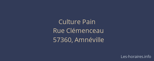 Culture Pain