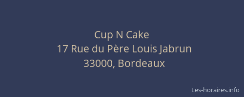 Cup N Cake