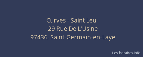 Curves - Saint Leu