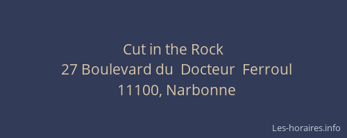 Cut in the Rock