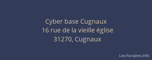 Cyber base Cugnaux