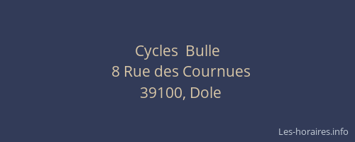Cycles  Bulle