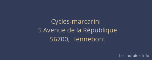 Cycles-marcarini