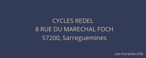 CYCLES REDEL