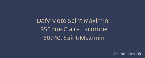 Dafy Moto Saint Maximin