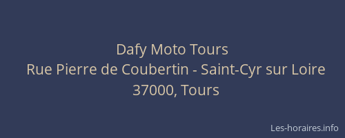 Dafy Moto Tours