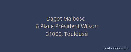 Dagot Malbosc