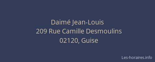 Daimé Jean-Louis