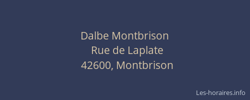 Dalbe Montbrison