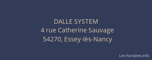 DALLE SYSTEM