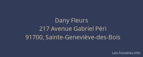 Dany Fleurs