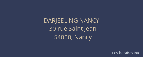 DARJEELING NANCY