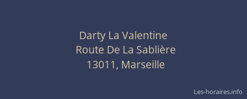 Darty La Valentine