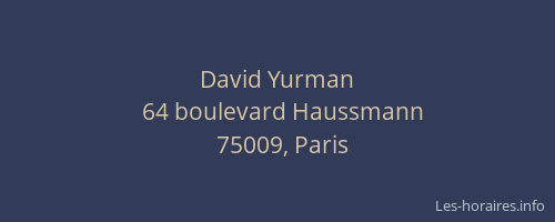 David Yurman