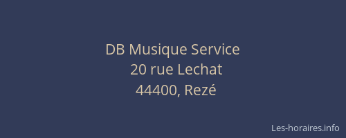 DB Musique Service