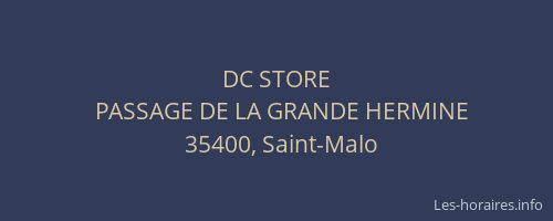 DC STORE