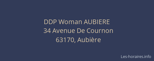 DDP Woman AUBIERE