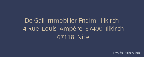 De Gail Immobilier Fnaim   Illkirch