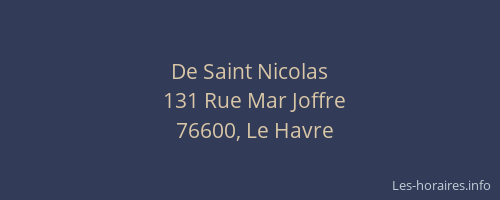 De Saint Nicolas