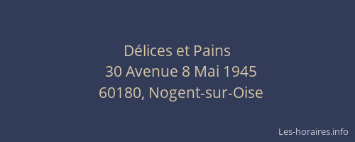 Délices et Pains