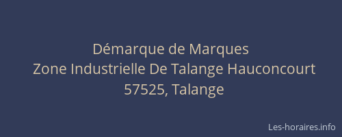 Démarque de Marques