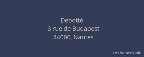 Debotté