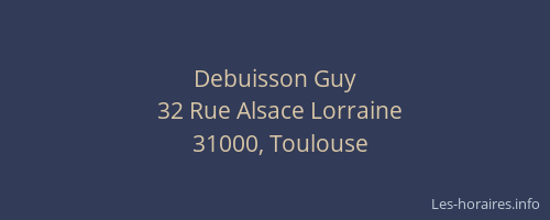 Debuisson Guy