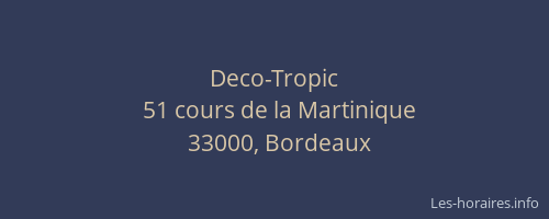 Deco-Tropic