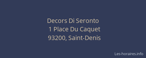 Decors Di Seronto