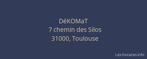 DéKOMaT