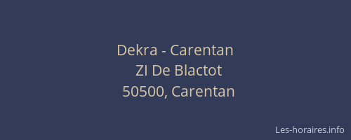 Dekra - Carentan