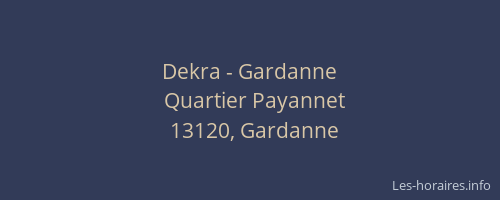 Dekra - Gardanne