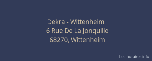 Dekra - Wittenheim